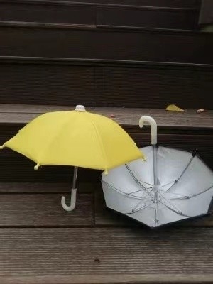 Customized Logo Car Mobile Phone Sunscreen Umbrella with Open Diameter Less Than 90cm