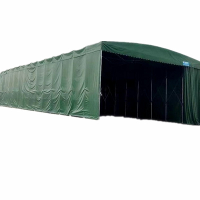 Waterproof Outdoor Push And Pull Folding Garage Carport Warehouse Trade Show Tent