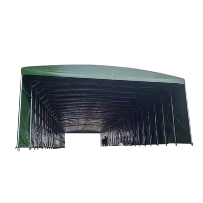 Waterproof Outdoor Push And Pull Folding Garage Carport Warehouse Trade Show Tent