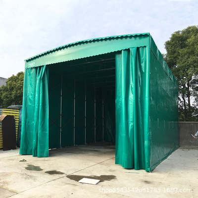 Waterproof Outdoor Push And Pull Folding Garage Carport Warehouse Trade Show Tent