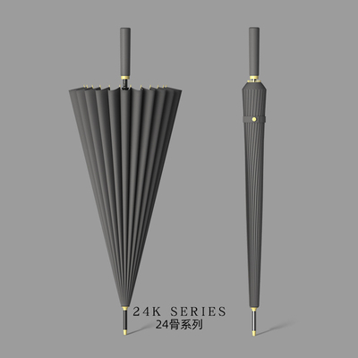 Customized Logo Printing Straight Umbrella with Auto Open and 120cm Open Diameter