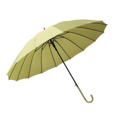 Rubber Handle Advertising Umbrella with Customized Logo and Long Handle Material