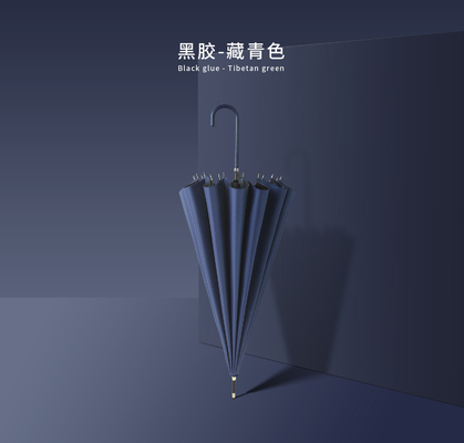 Rubber Handle Advertising Umbrella with Customized Logo and Long Handle Material