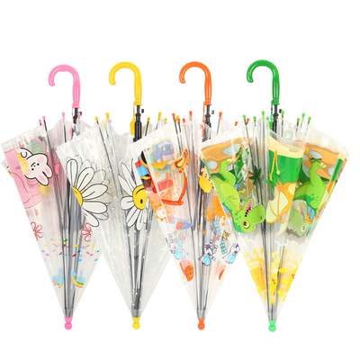 Semi-automatic Astronaut Printing Kids Umbrella Custom Children Umbrella for Kids POE