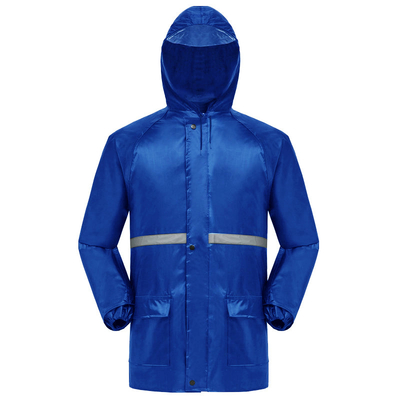Custom Logo Work Rain Coat Men's Waterproof Jacket for All-Season Two Piece Rain Suit