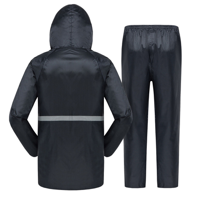 Custom Logo Work Rain Coat Men's Waterproof Jacket for All-Season Two Piece Rain Suit