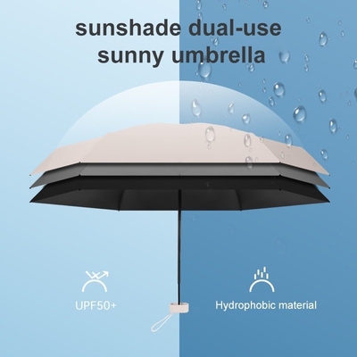 Custom Logo Mini Portable Umbrella 5 Fold for Sunny Days and Customized Protection