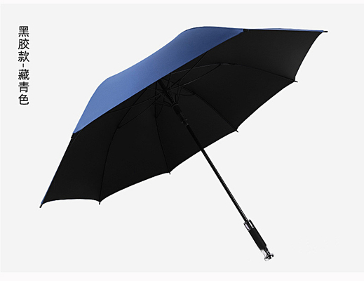 190T Pongee Golf Straight Pole Umbrella for Rain and Sun Custom Logo Advertising