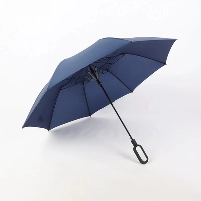 Windproof and Waterproof Umbrella Customized with Logo Printing Portable 2 Folding