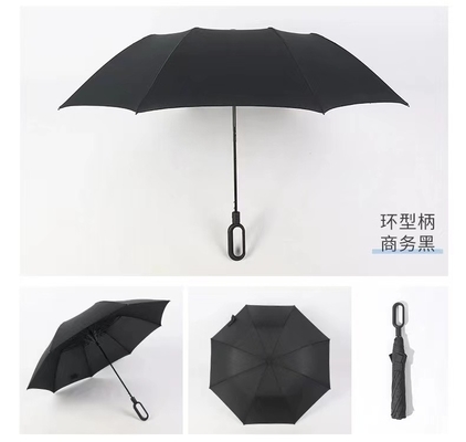 Windproof and Waterproof Umbrella Customized with Logo Printing Portable 2 Folding