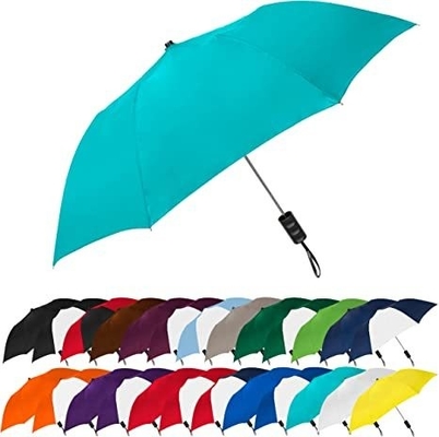 Exclusive Supply 23''*6k Function All in 1 Rain Stock Lot 2 Folding Arc-Shaped Umbrella