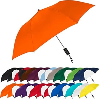 Minimalist Design Automatic Open Folding Umbrella with Color Spectrum and Steel Shaft