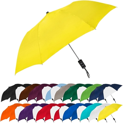Minimalist Design Automatic Open Folding Umbrella with Color Spectrum and Steel Shaft