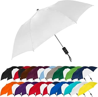 Minimalist Design Automatic Open Folding Umbrella with Color Spectrum and Steel Shaft
