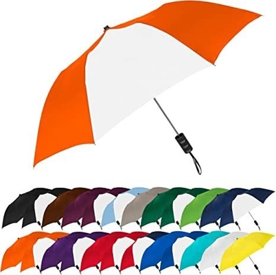 Minimalist Design Automatic Open Folding Umbrella with Color Spectrum and Steel Shaft