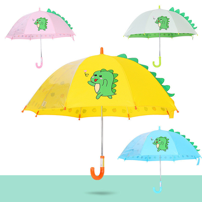 Long-handled 3D Ear Modeling Children Umbrella with Rubber Coated Handle 17Inches*8k