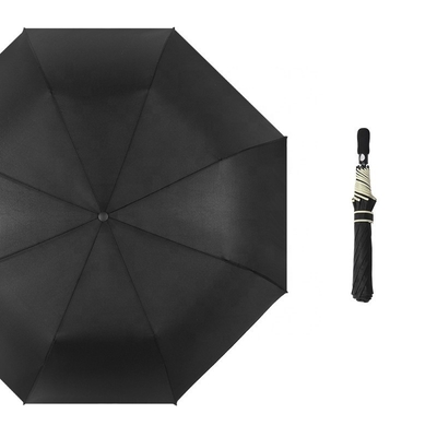 Custom Logo Print 120cm Open Diameter Metal Fiberglass Frame Windproof 2 Fold Umbrella