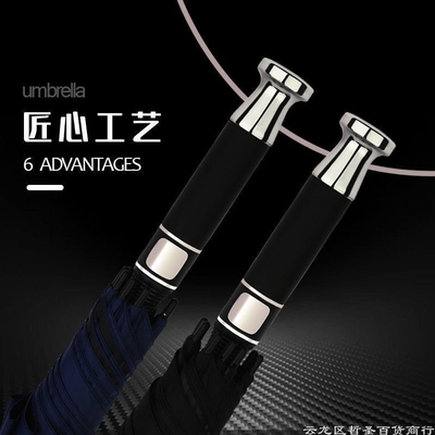 Manufacturers of 27 inch Vinyl Golf Umbrellas with Long Handle and Logo Printing