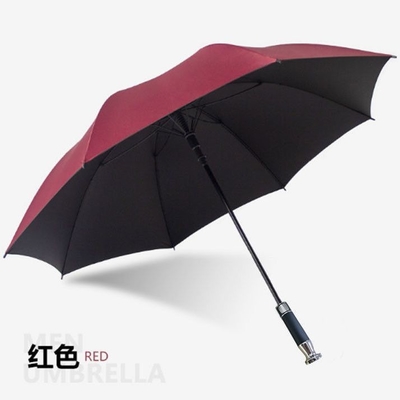 Manufacturers of 27 inch Vinyl Golf Umbrellas with Long Handle and Logo Printing