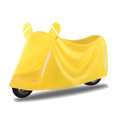 Minimalism Style Women's Fluorescent Yellow Raincoat Mountain Bike Riding Play Motor Color