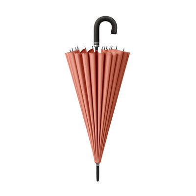 Large Custom Adve Straight Rod Sunshade 16k Long Handle Automatic Weather Umbrella