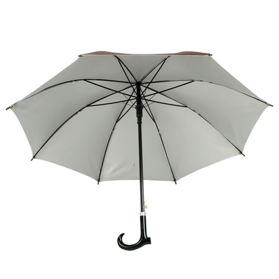 Elderly Self Protection Walking Stick Umbrella with Customized Designs Logo Printing
