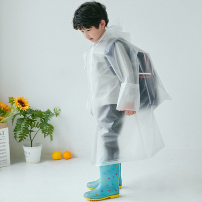 Custom EVA Kids Waterproof Raincoat for Children Rain Season Umbrella Gender GIRLS