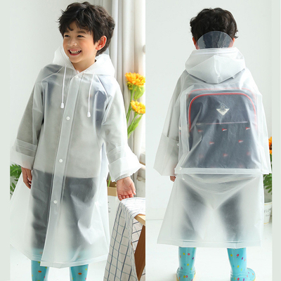 Custom EVA Kids Waterproof Raincoat for Children Rain Season Umbrella Gender GIRLS