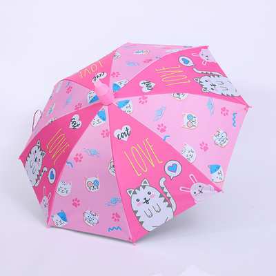 Minimalism Style Custom Advertising Children's Umbrella with Sunscreen and Automatic Open