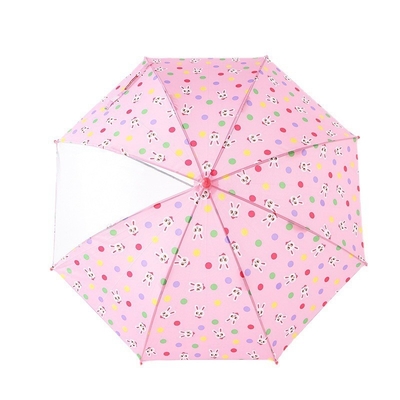 Umbrella for Kids at Kindergarten Metal Frame Cartoon Design Sun and Rain Protection