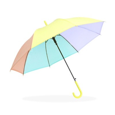 Simple and Stylish Transparent Umbrella for Female Students PVC Panel Fiberglass Frame