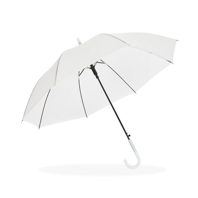 Simple and Stylish Transparent Umbrella for Female Students PVC Panel Fiberglass Frame