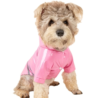 Protect Your Pet from Rain and Stay Safe PVC Custom Reflective Dog Raincoat for Travel
