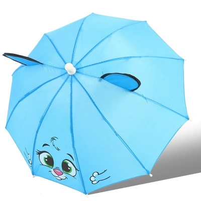 Special Style 170T Nylon Fabric 11inch*10k Custom Animal-Printed 3D Umbrella for Kids