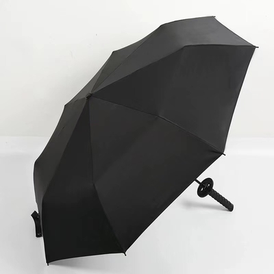 Creative Samurai Sword Handle Umbrella for Adults Windproof Male Female Car Parasol