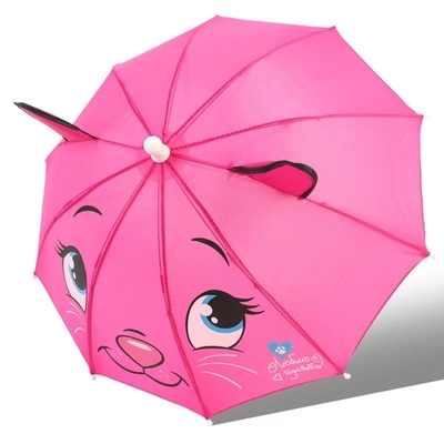 Unique 3D Frame Design Children's Umbrella with All in 1 Function and Plastic Handle