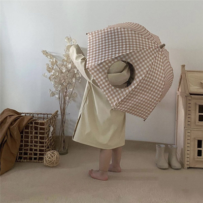 Transparent Children's Umbrella for Travel InstS-style Windproof Baby Protection