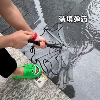 Customized Logo Long Handle Water Spray Umbrella for Kids' Outdoor Activities