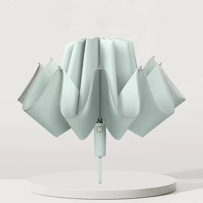 Metal Shaft 10K Reverse Windproof Sombrinha Umbrella Corporate Gift Set Custom Logo