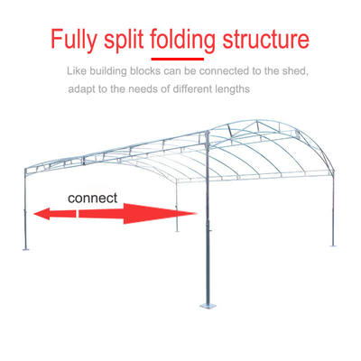 Outdoor Entertainment Tarpaulin Telescopic Awning for Warehouse and Folding Food Stall