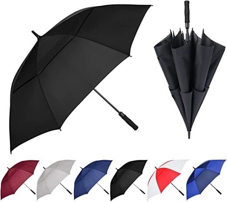 Control Semi-automatic All in 1 Function Custom Logo Golf Umbrella with Large Canopy