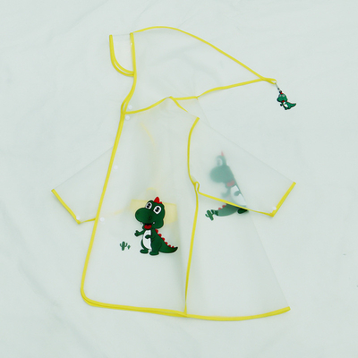 Kindergarten Baby's Raincoat Translucent EVA Waterproof Clothing for Boys and Girls