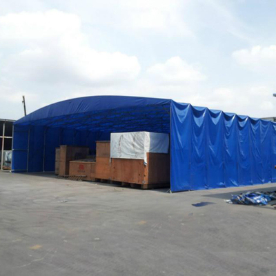 Galvanized Steel Frame Push and Pull Folding Garage Carport for Waterproof Car Wash