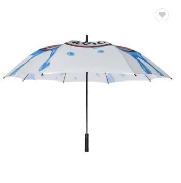 14mm Shaft Windproof Custom Logo Golf Umbrella for Promotion and Big Travel Paraguas