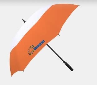 14mm Shaft Windproof Custom Logo Golf Umbrella for Promotion and Big Travel Paraguas