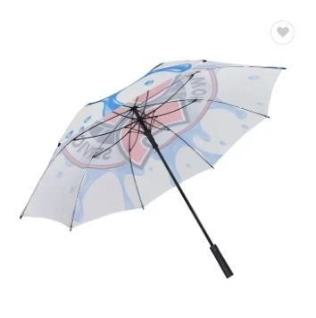 14mm Shaft Windproof Custom Logo Golf Umbrella for Promotion and Big Travel Paraguas