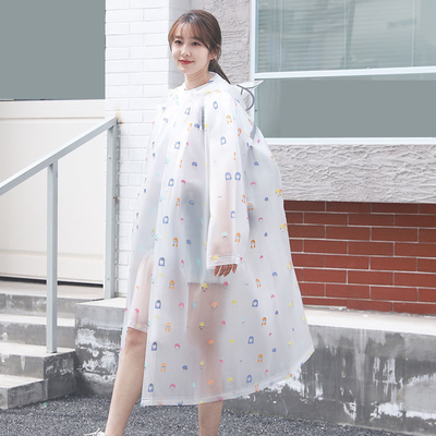 Stay Dry on Your Hiking Trip with EVA Raincoat Adult Long Non-Disposable Summer Raincoat