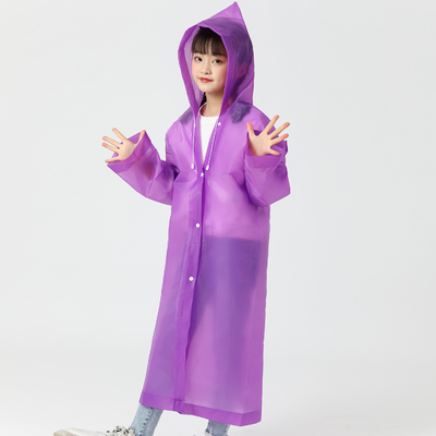 Thickened EVA Non-Disposable Poncho Children's Raincoat with Customized Printing