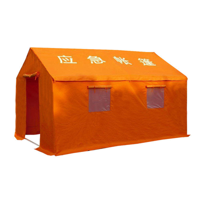Thickened Galvanized Pipe Camping Tent for Construction Staff in Disaster Relief Site