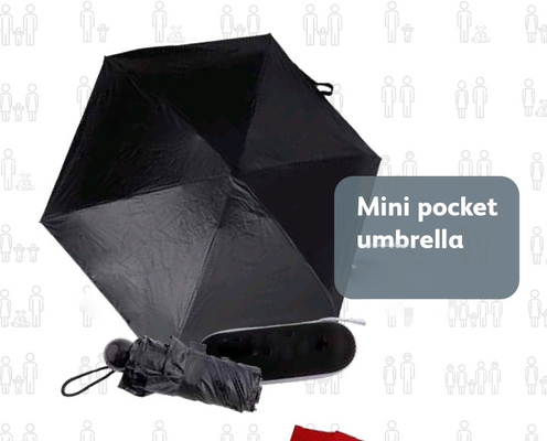 Small Windproof Rainproof UV-Proof Umbrella Advertising Umbrella for Outdoor Occasion